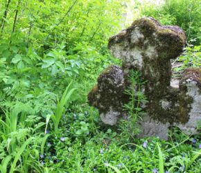 На цвинтарі у Хмельницькому районі дослідник виявив старовинні хрести